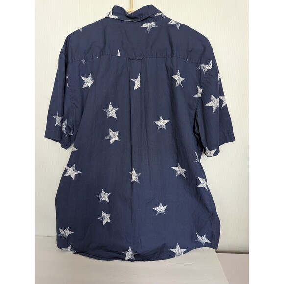 Tackle Tides Mens Stars Shirt XL Button Down Patriotic Dallas Cowboys Texas USA - Picture 2 of 12